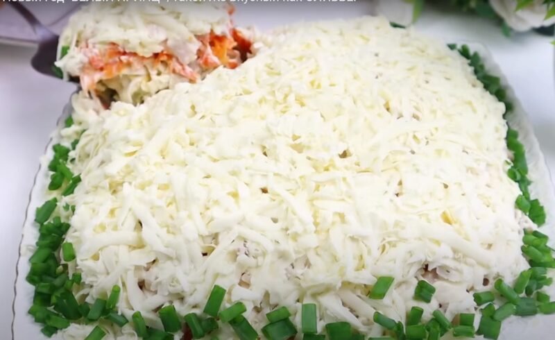 Такой же вкусный как Оливье. "Белый принц" - новый салат на Новый Год