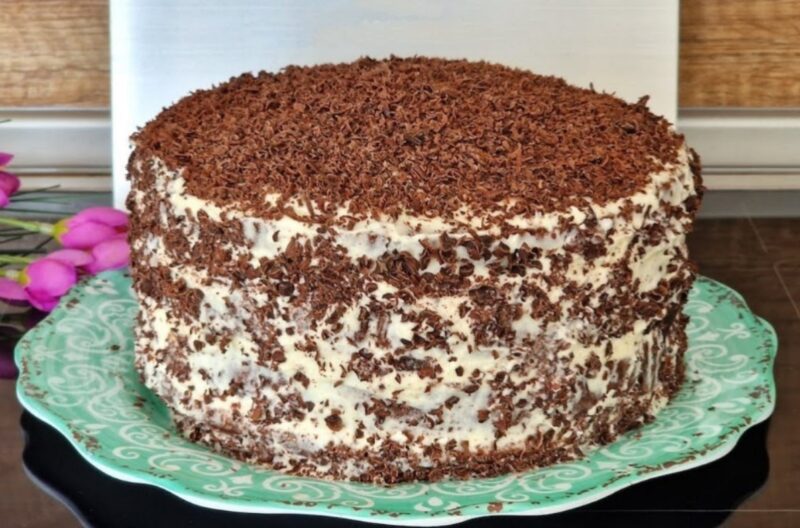 Торт "Черный принц". Простой рецепт на кефире