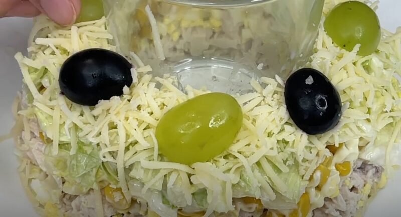 Вкусный салат "Монпасье" - на торжество готовлю только его. Самое яркое блюдо на праздничном столе