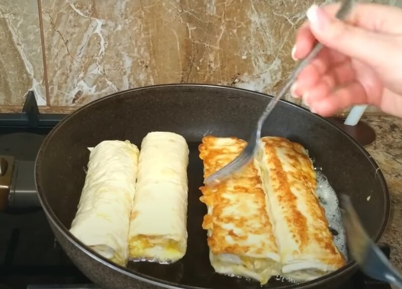Из тонкого лаваша необыкновенная вкуснятина. Сытные блинчики за 25 минут