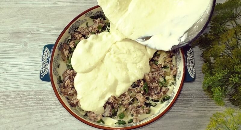 Заливной пирог по старому рецепту. Просто, вкусно и сытно