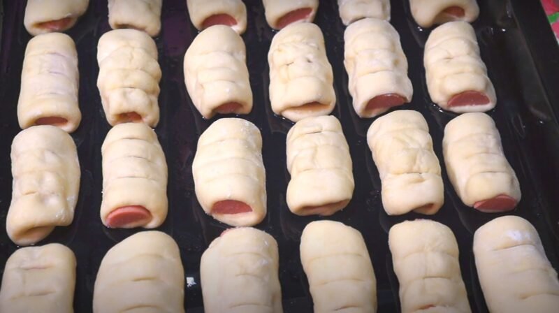 Сосиски просто так не ем, а готовлю вкусное блюдо на праздничный стол. Муж и дети просто в восторге
