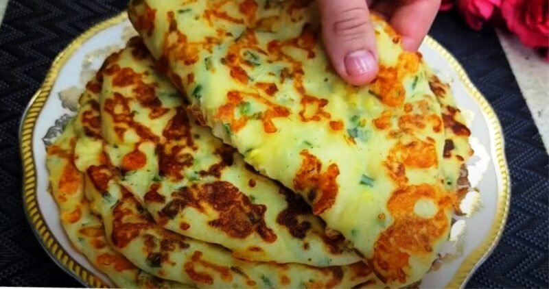 За 10 минут вкуснятина на столе. Беру 1 стакан кефира и готовлю воздушные лепёшки