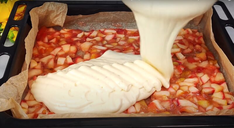 Новый рецепт яблочного пирога. Больше яблок, чем теста: готовлю за 15 минут