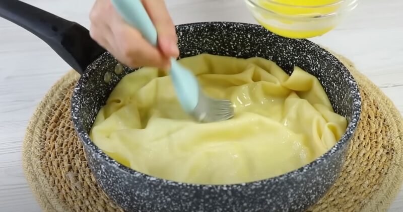 Настоящая Ачма на сковороде. Вкуснее, чем из духовки: очень аппетитный рецепт