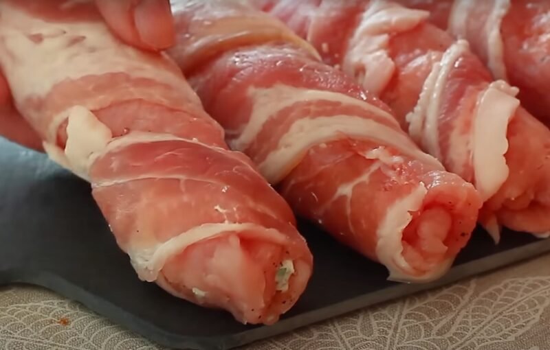 Вкуснее, чем в ресторане. Рулетики с беконом на картофельной подушке: готовлю так 2 раза в неделю