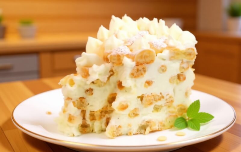 Хит для праздничного стола: мгновенный заварной торт, который обошел «Наполеон» в рейтинге сладкоежек