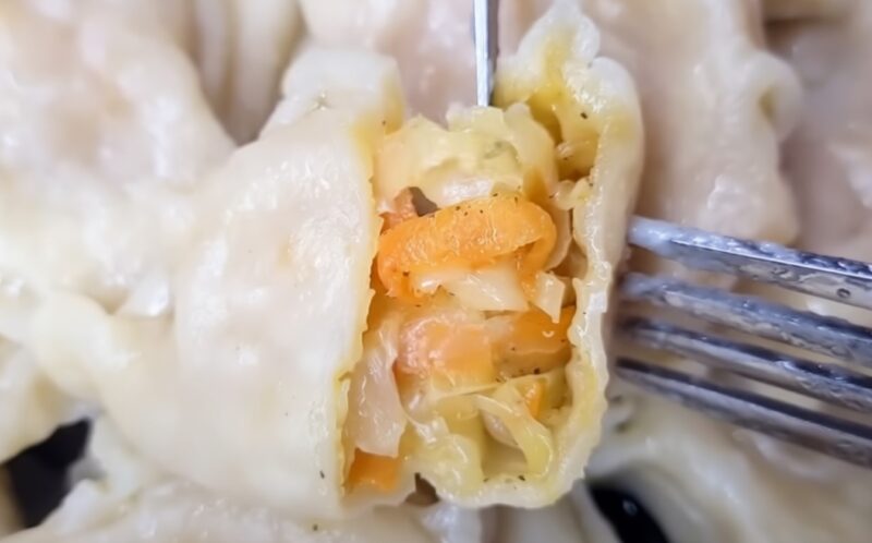 Вареники с капустой, которые не трескаются - рецепт на идеальном тесте без масла и кипятка!