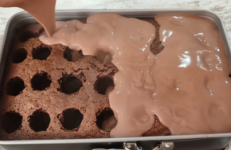 Шоколадный торт "Вулкан". Самый нежный, быстрый и бюджетный рецепт!