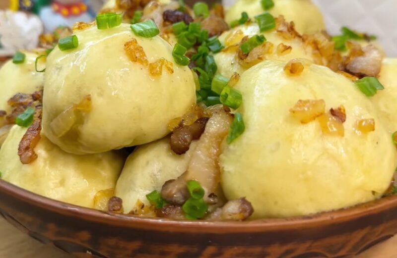 Не просто галушки, а объедение! Откройте для себя рецепт полтавских клецек с мясной начинкой и салом